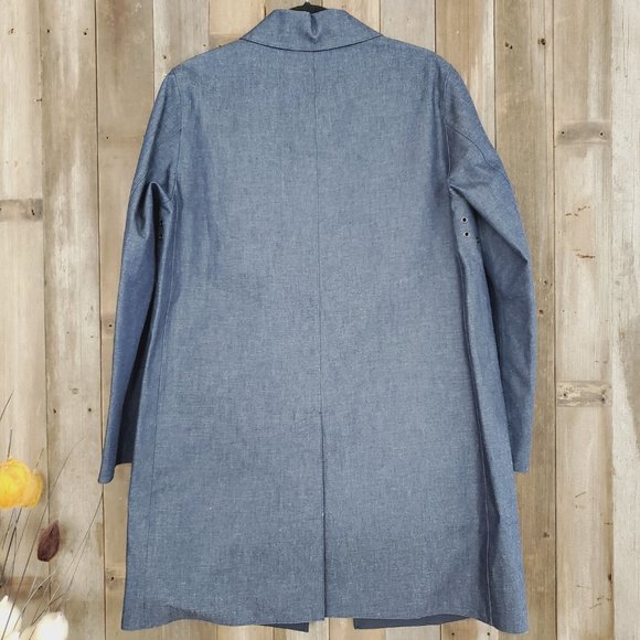 New Todd Snyder (sample?) double face Rain/Trench coat Reversible 38 Mens M - Picture 9 of 16